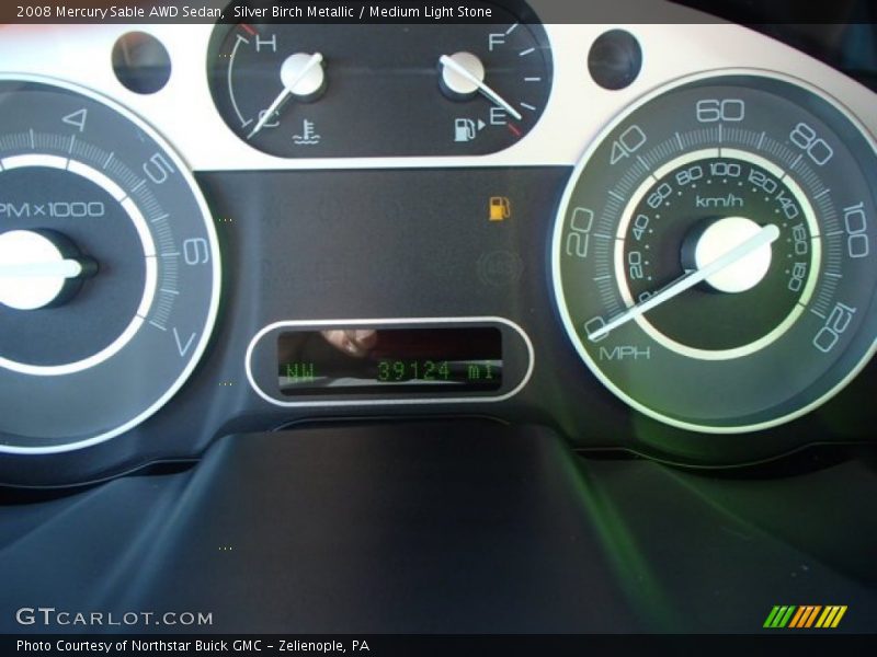 Silver Birch Metallic / Medium Light Stone 2008 Mercury Sable AWD Sedan