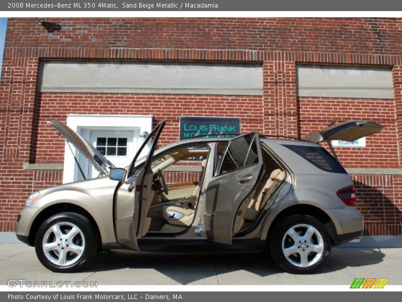 Sand Beige Metallic / Macadamia 2008 Mercedes-Benz ML 350 4Matic