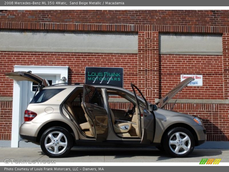 Sand Beige Metallic / Macadamia 2008 Mercedes-Benz ML 350 4Matic
