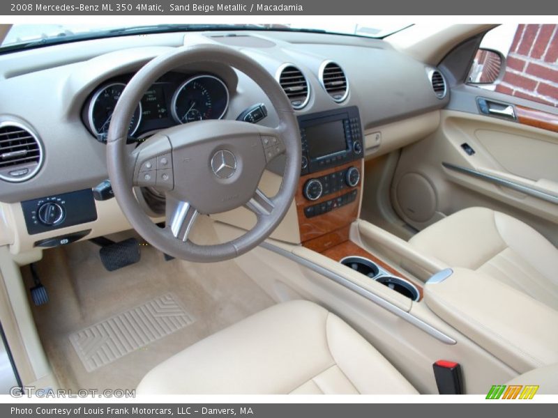 Sand Beige Metallic / Macadamia 2008 Mercedes-Benz ML 350 4Matic