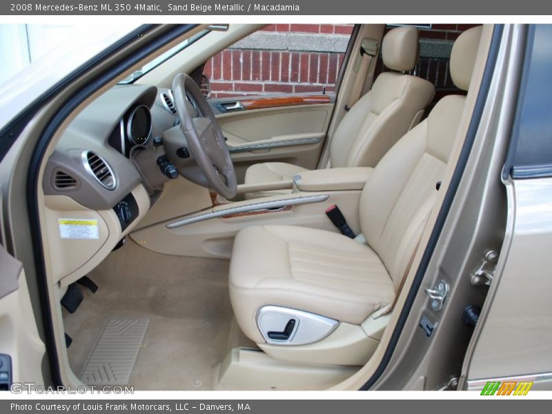 Sand Beige Metallic / Macadamia 2008 Mercedes-Benz ML 350 4Matic