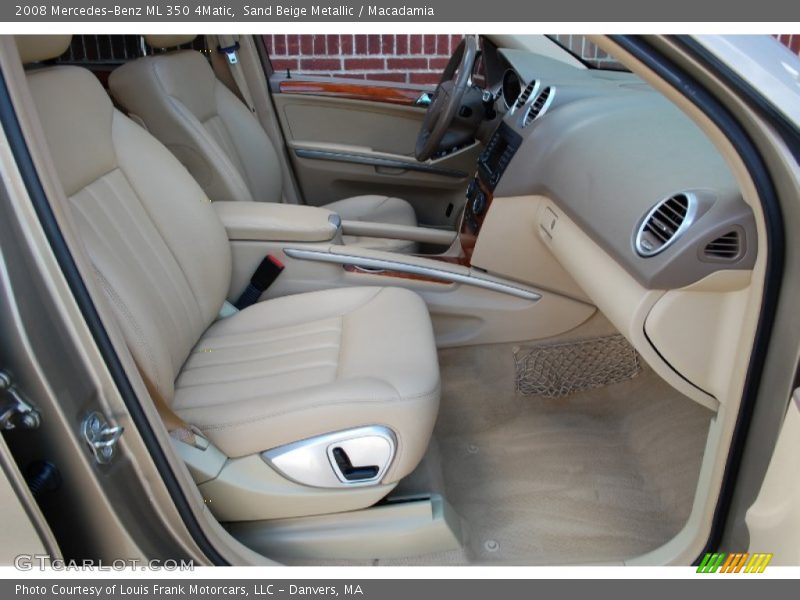 Sand Beige Metallic / Macadamia 2008 Mercedes-Benz ML 350 4Matic