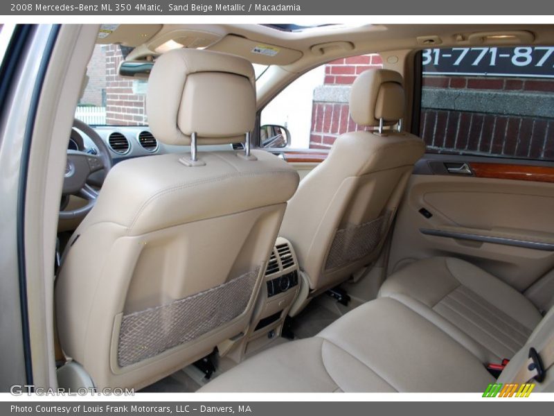 Sand Beige Metallic / Macadamia 2008 Mercedes-Benz ML 350 4Matic