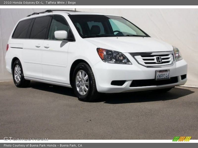 Taffeta White / Beige 2010 Honda Odyssey EX-L