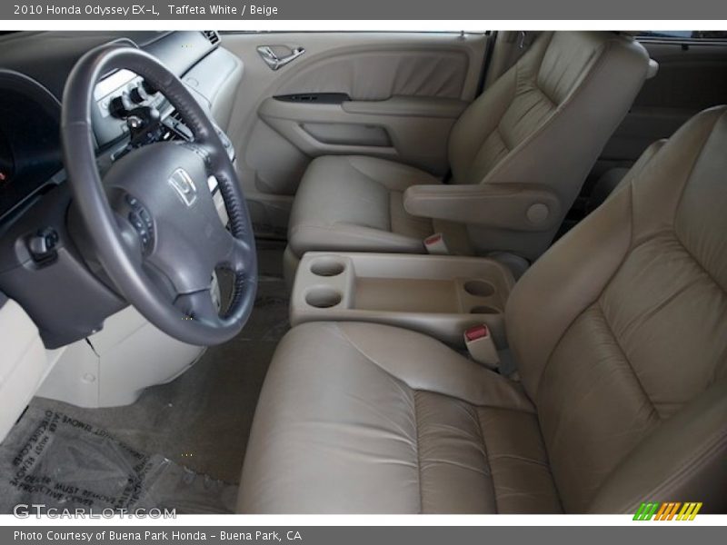Taffeta White / Beige 2010 Honda Odyssey EX-L