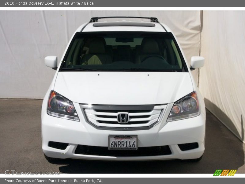 Taffeta White / Beige 2010 Honda Odyssey EX-L