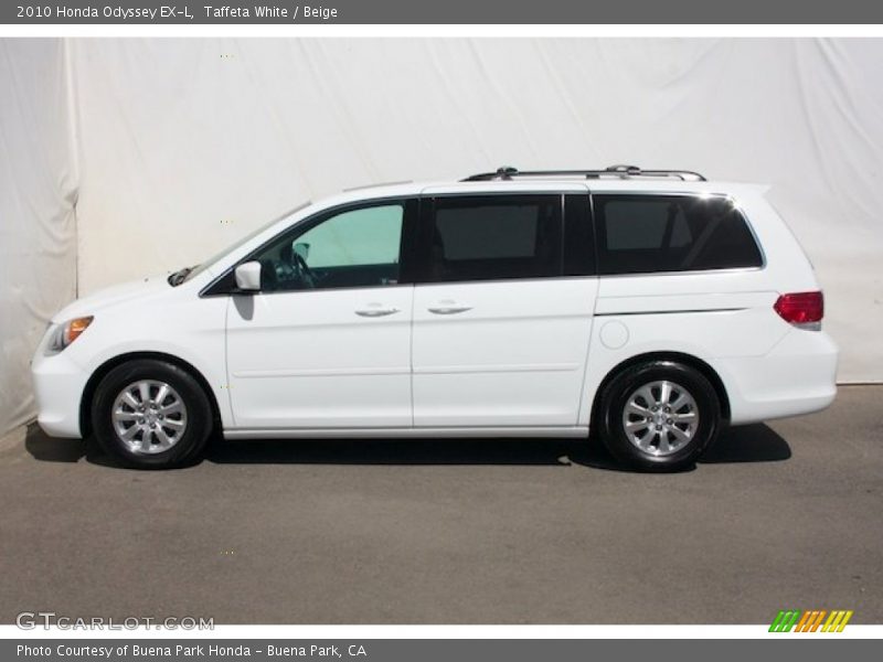 Taffeta White / Beige 2010 Honda Odyssey EX-L