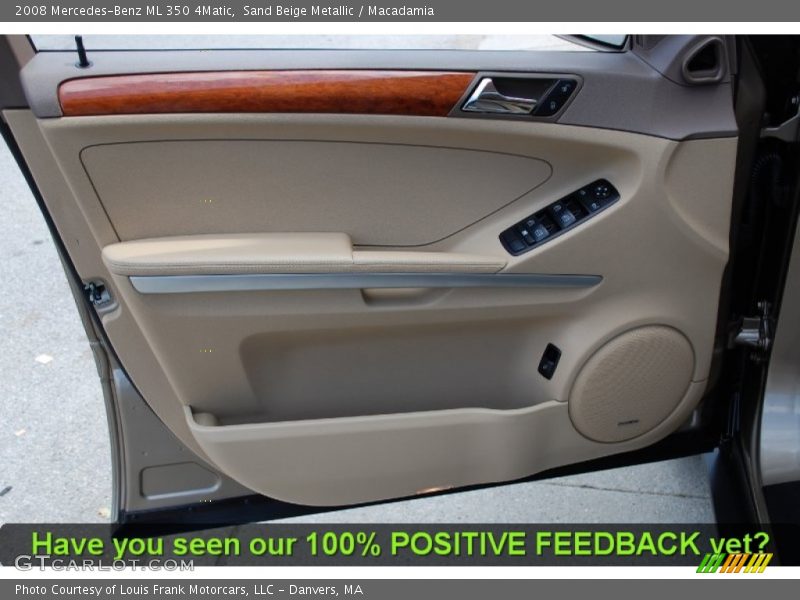 Sand Beige Metallic / Macadamia 2008 Mercedes-Benz ML 350 4Matic