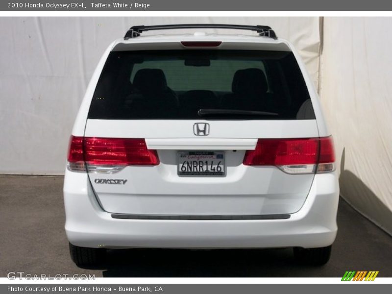 Taffeta White / Beige 2010 Honda Odyssey EX-L