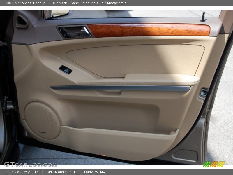 Sand Beige Metallic / Macadamia 2008 Mercedes-Benz ML 350 4Matic