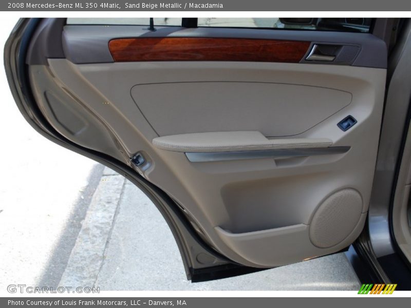 Sand Beige Metallic / Macadamia 2008 Mercedes-Benz ML 350 4Matic