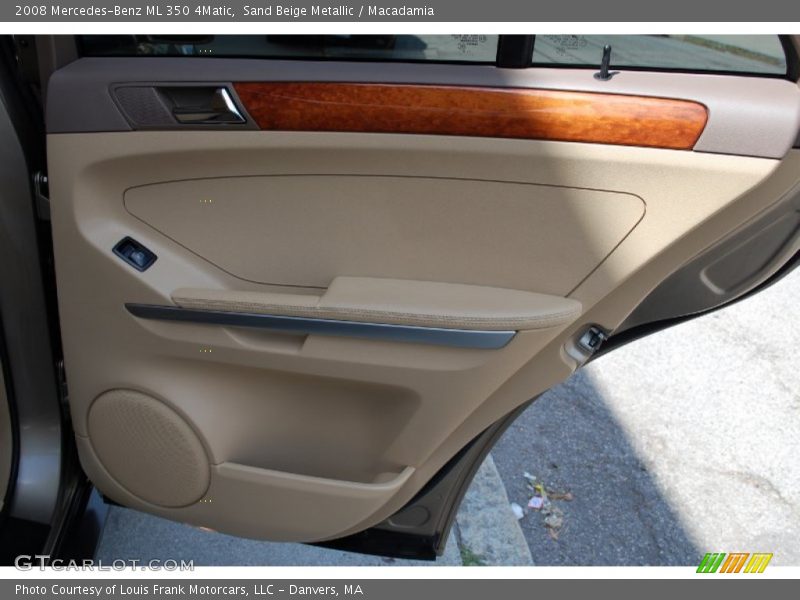 Sand Beige Metallic / Macadamia 2008 Mercedes-Benz ML 350 4Matic