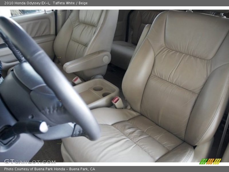Taffeta White / Beige 2010 Honda Odyssey EX-L