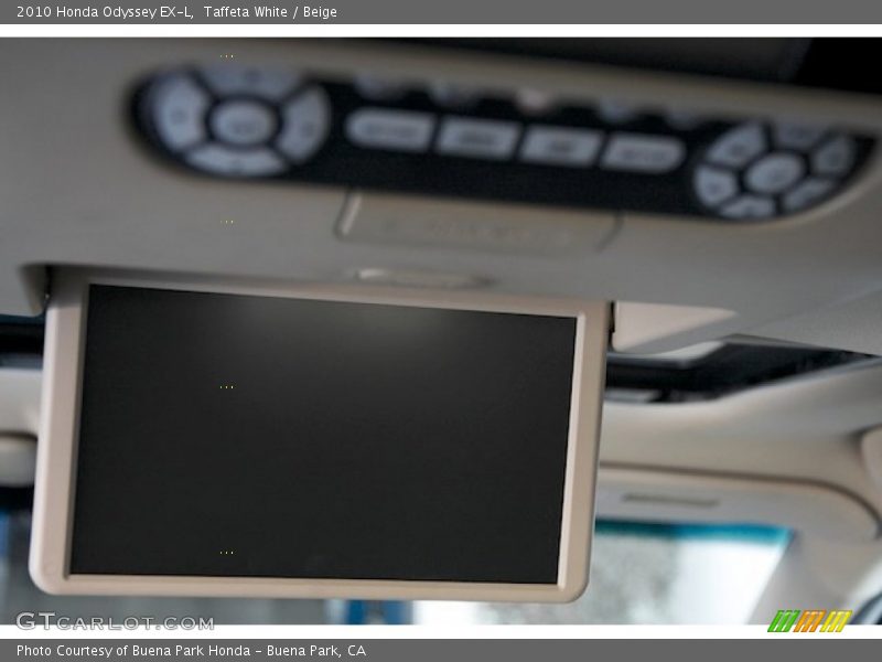 Taffeta White / Beige 2010 Honda Odyssey EX-L