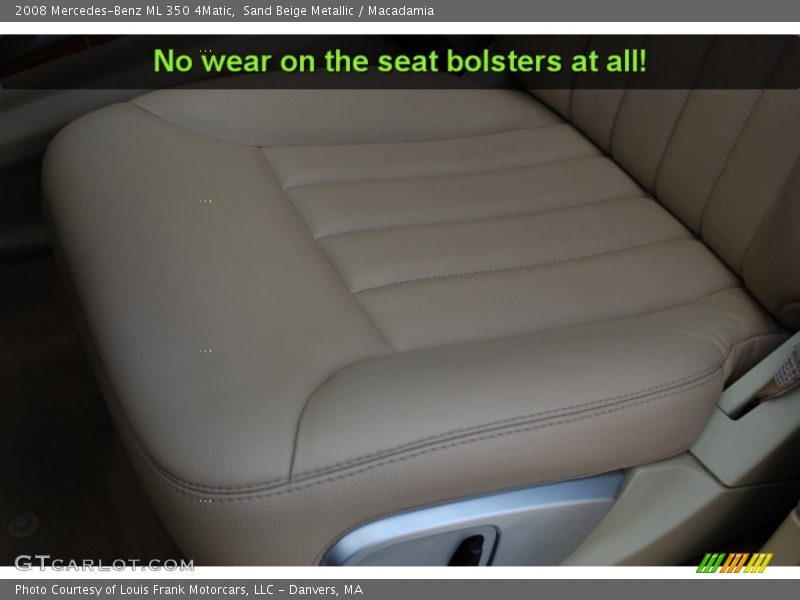 Sand Beige Metallic / Macadamia 2008 Mercedes-Benz ML 350 4Matic