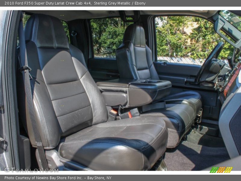 Sterling Grey Metallic / Ebony 2010 Ford F350 Super Duty Lariat Crew Cab 4x4