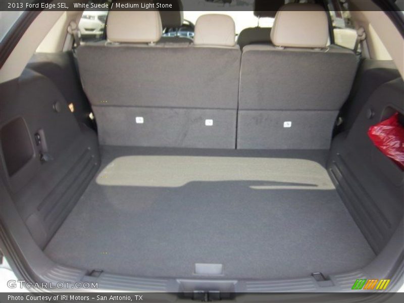 White Suede / Medium Light Stone 2013 Ford Edge SEL