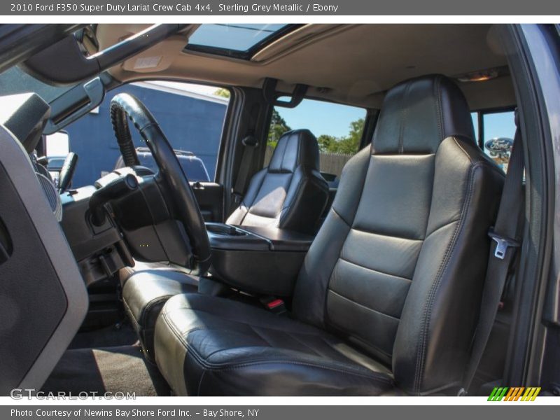 Sterling Grey Metallic / Ebony 2010 Ford F350 Super Duty Lariat Crew Cab 4x4