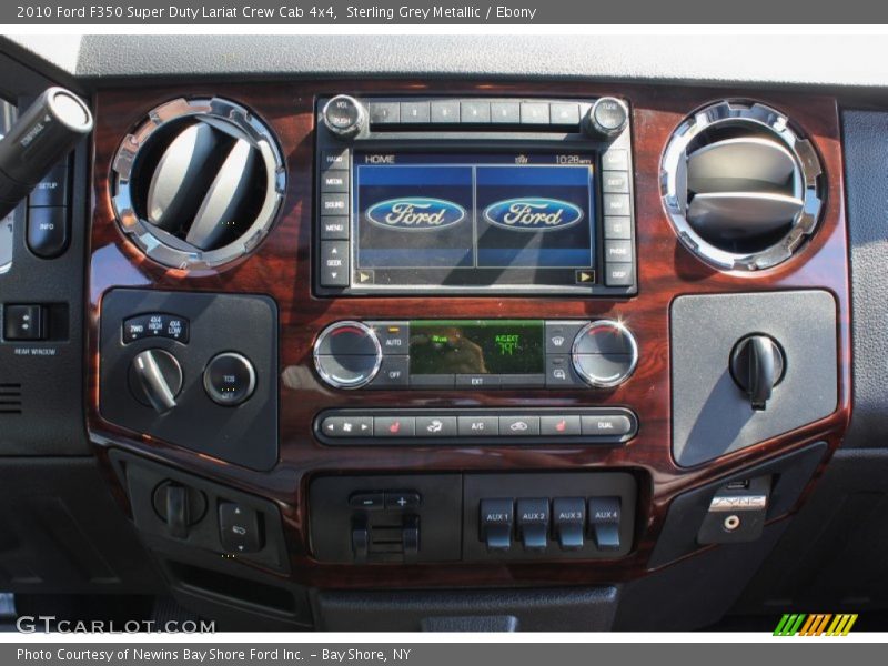 Sterling Grey Metallic / Ebony 2010 Ford F350 Super Duty Lariat Crew Cab 4x4