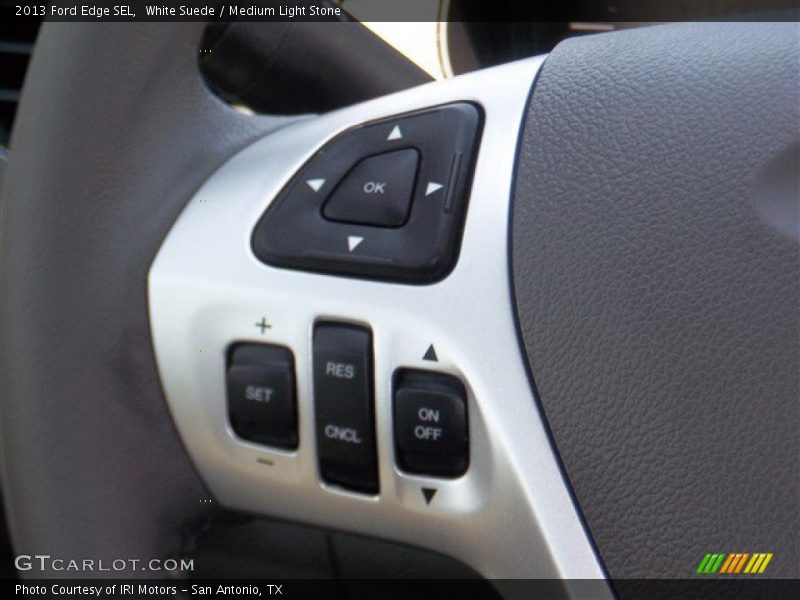 White Suede / Medium Light Stone 2013 Ford Edge SEL