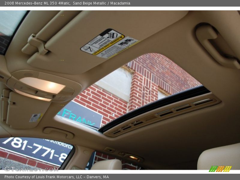 Sand Beige Metallic / Macadamia 2008 Mercedes-Benz ML 350 4Matic