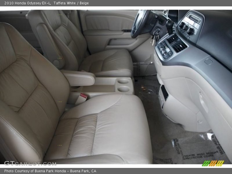 Taffeta White / Beige 2010 Honda Odyssey EX-L