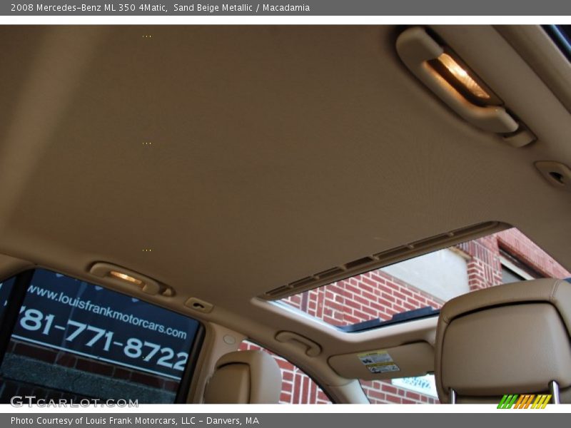 Sand Beige Metallic / Macadamia 2008 Mercedes-Benz ML 350 4Matic