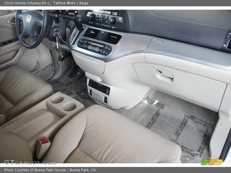 Taffeta White / Beige 2010 Honda Odyssey EX-L