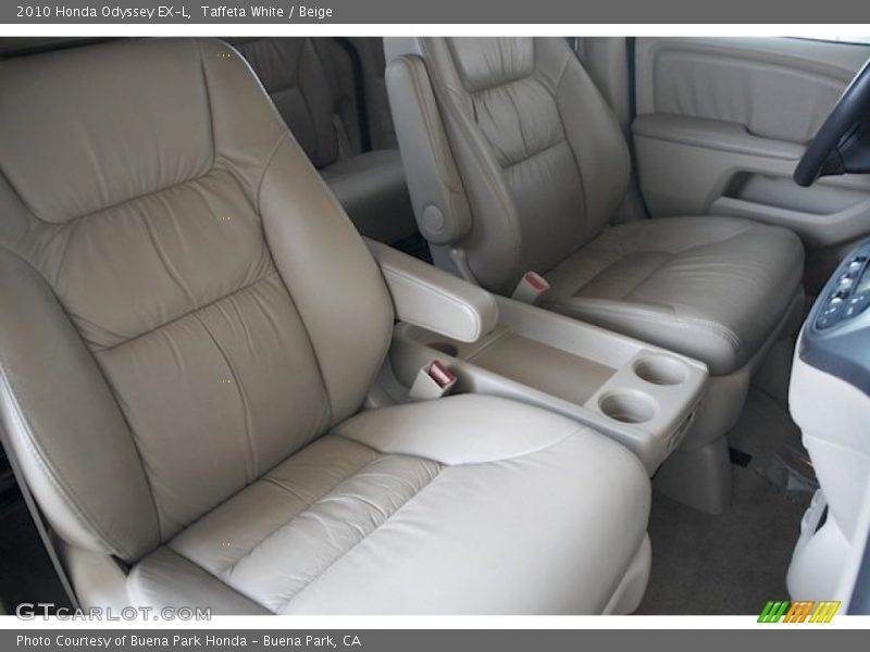 Taffeta White / Beige 2010 Honda Odyssey EX-L