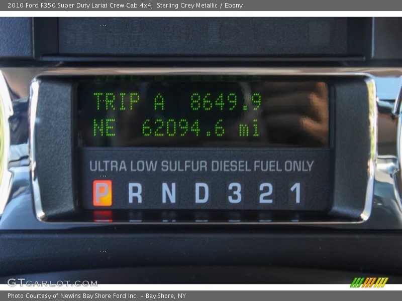 Sterling Grey Metallic / Ebony 2010 Ford F350 Super Duty Lariat Crew Cab 4x4