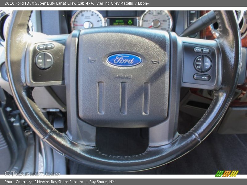 Sterling Grey Metallic / Ebony 2010 Ford F350 Super Duty Lariat Crew Cab 4x4