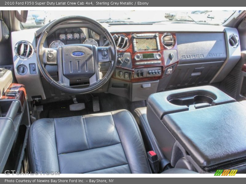 Sterling Grey Metallic / Ebony 2010 Ford F350 Super Duty Lariat Crew Cab 4x4