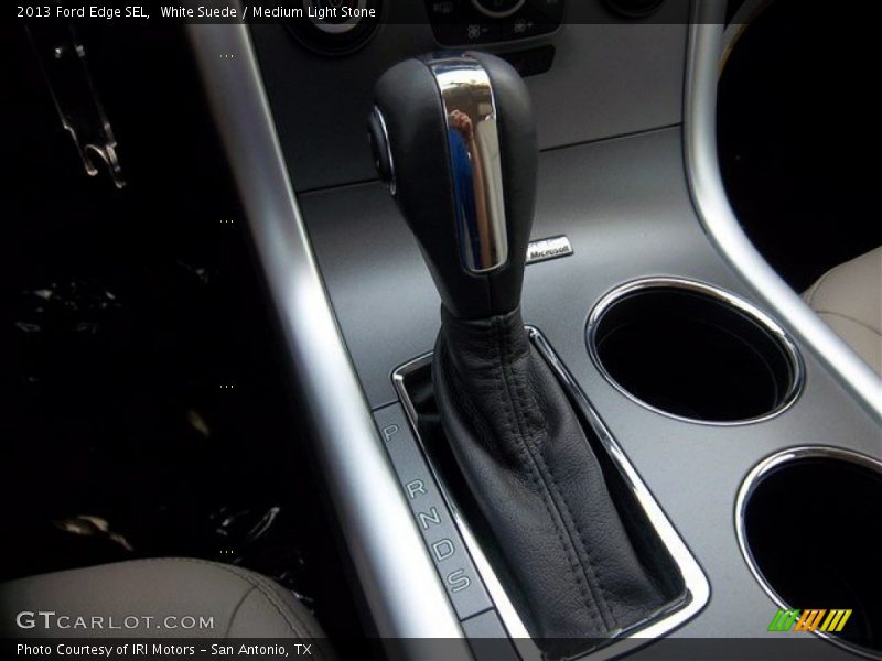 White Suede / Medium Light Stone 2013 Ford Edge SEL