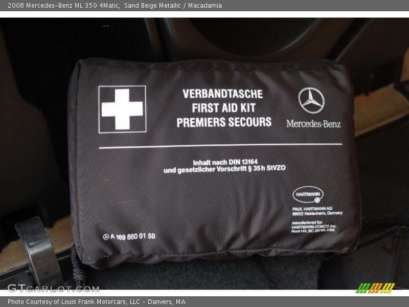 Sand Beige Metallic / Macadamia 2008 Mercedes-Benz ML 350 4Matic