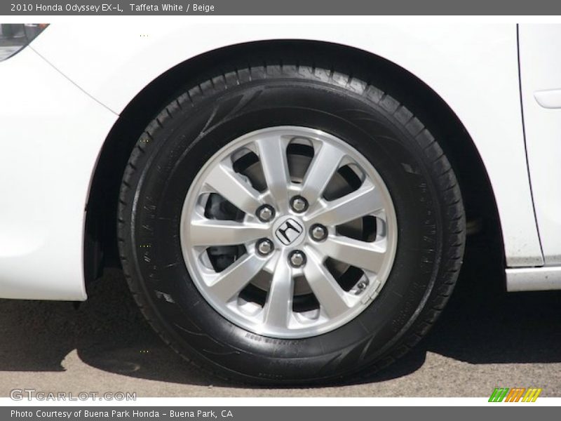Taffeta White / Beige 2010 Honda Odyssey EX-L