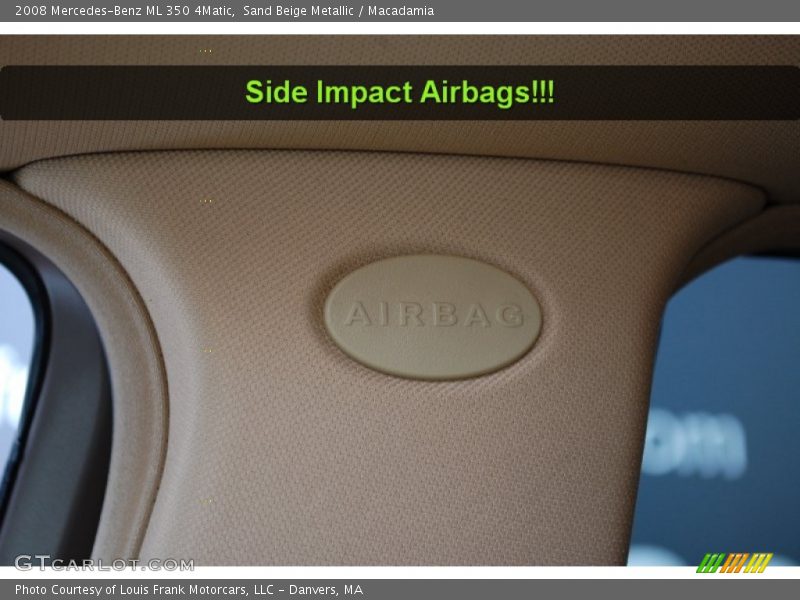 Sand Beige Metallic / Macadamia 2008 Mercedes-Benz ML 350 4Matic
