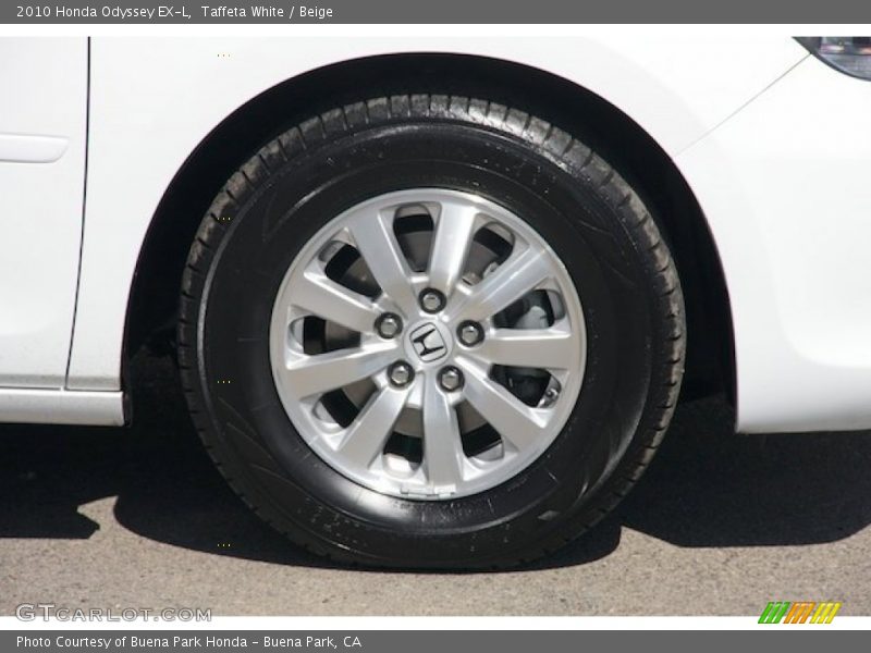 Taffeta White / Beige 2010 Honda Odyssey EX-L
