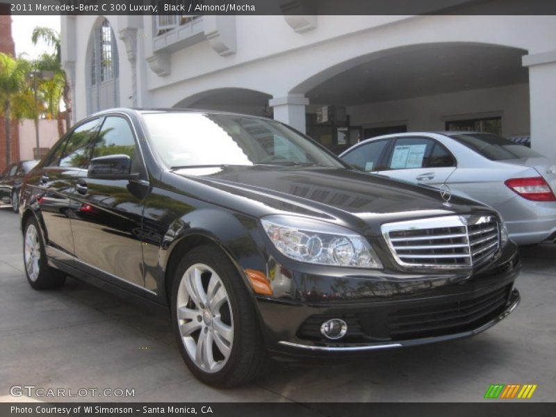 Black / Almond/Mocha 2011 Mercedes-Benz C 300 Luxury