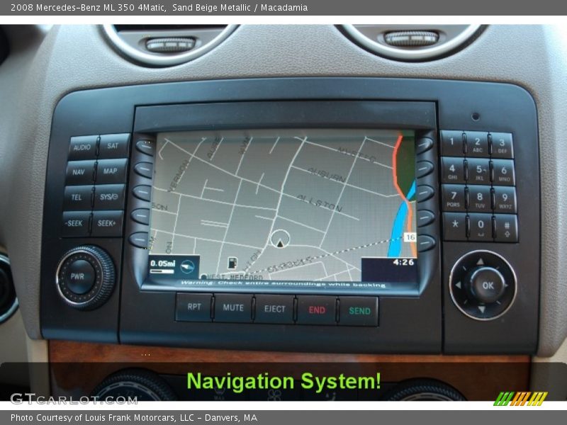 Sand Beige Metallic / Macadamia 2008 Mercedes-Benz ML 350 4Matic