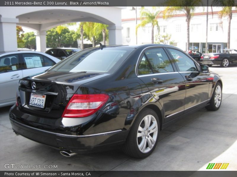 Black / Almond/Mocha 2011 Mercedes-Benz C 300 Luxury