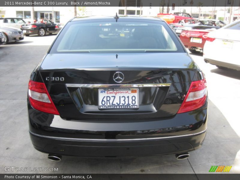 Black / Almond/Mocha 2011 Mercedes-Benz C 300 Luxury