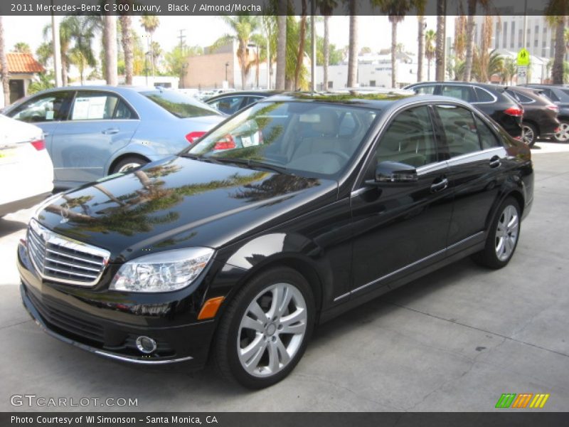 Black / Almond/Mocha 2011 Mercedes-Benz C 300 Luxury