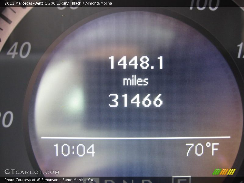 Black / Almond/Mocha 2011 Mercedes-Benz C 300 Luxury