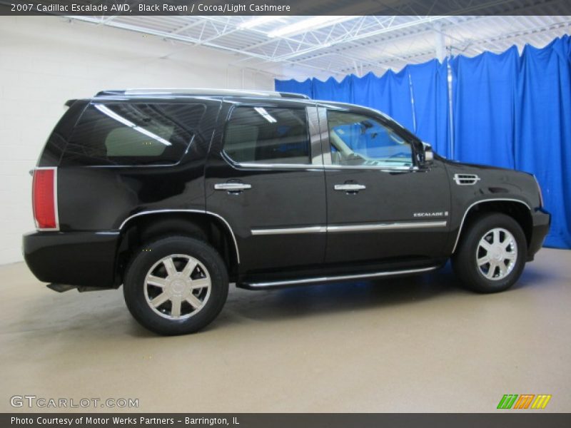 Black Raven / Cocoa/Light Cashmere 2007 Cadillac Escalade AWD