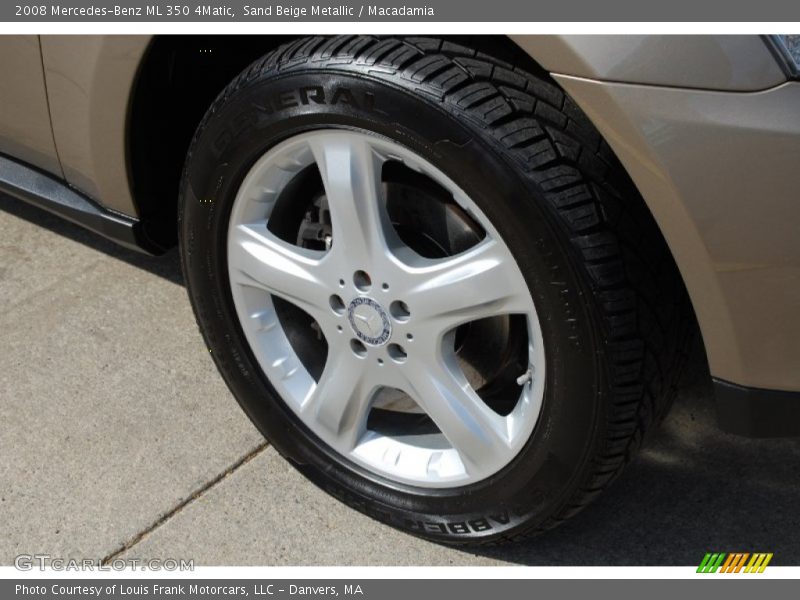 Sand Beige Metallic / Macadamia 2008 Mercedes-Benz ML 350 4Matic