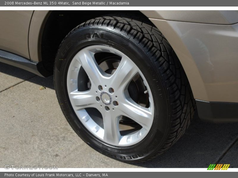 Sand Beige Metallic / Macadamia 2008 Mercedes-Benz ML 350 4Matic