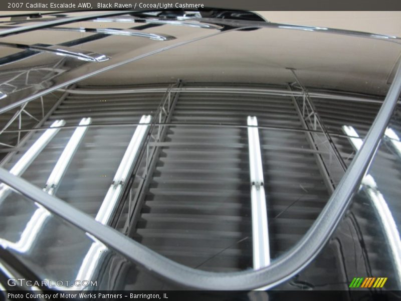 Black Raven / Cocoa/Light Cashmere 2007 Cadillac Escalade AWD