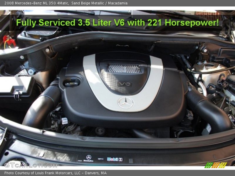 Sand Beige Metallic / Macadamia 2008 Mercedes-Benz ML 350 4Matic