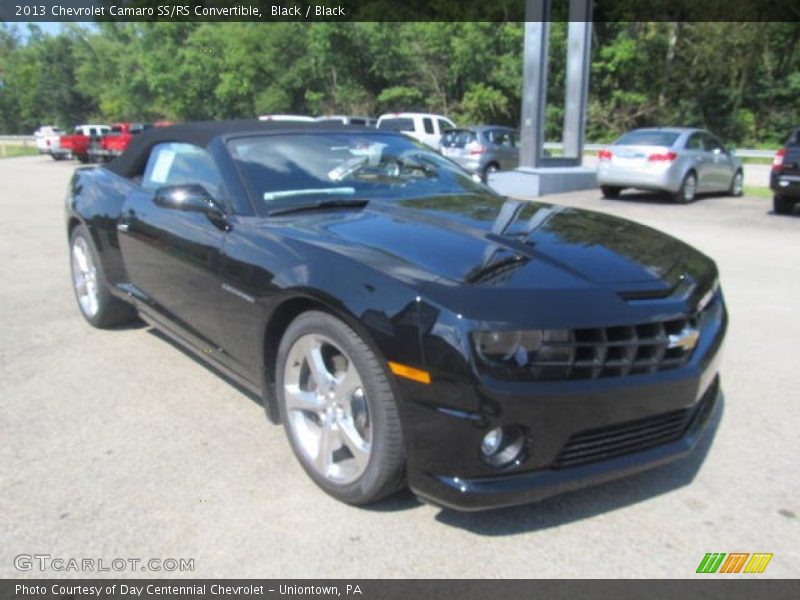 Black / Black 2013 Chevrolet Camaro SS/RS Convertible