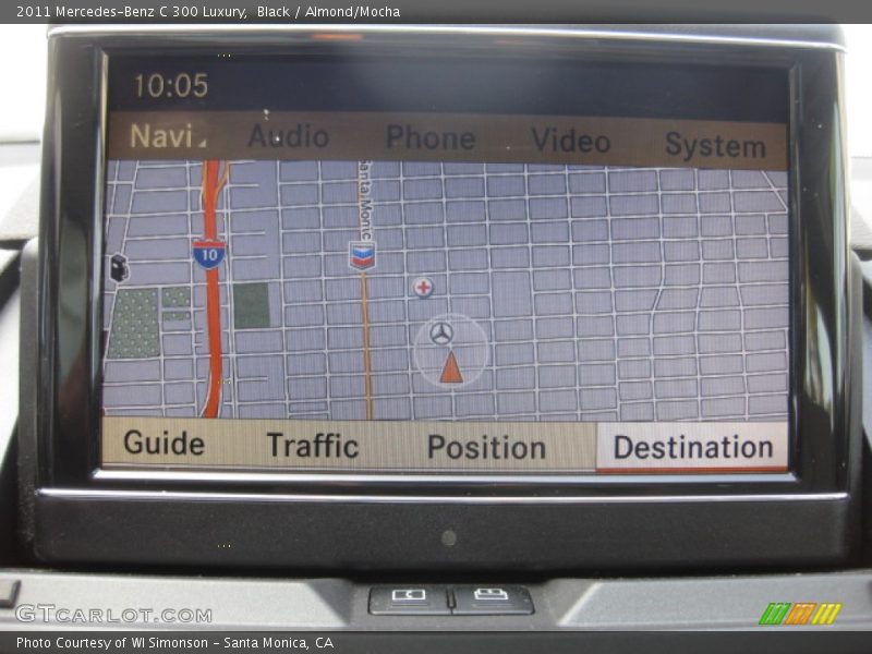 Black / Almond/Mocha 2011 Mercedes-Benz C 300 Luxury